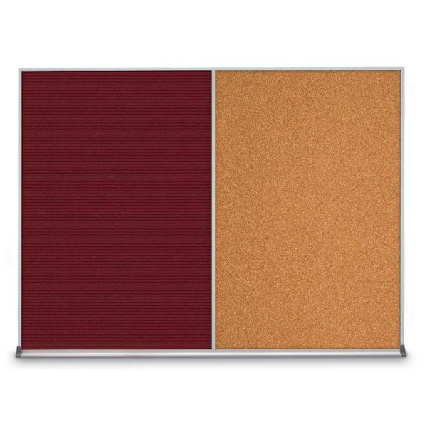 Triple Door Radius Plus Corkboard, 72" x